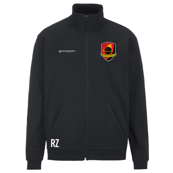 SC GROßSCHWARZENLOHE ZIP JACKE SCHWARZ